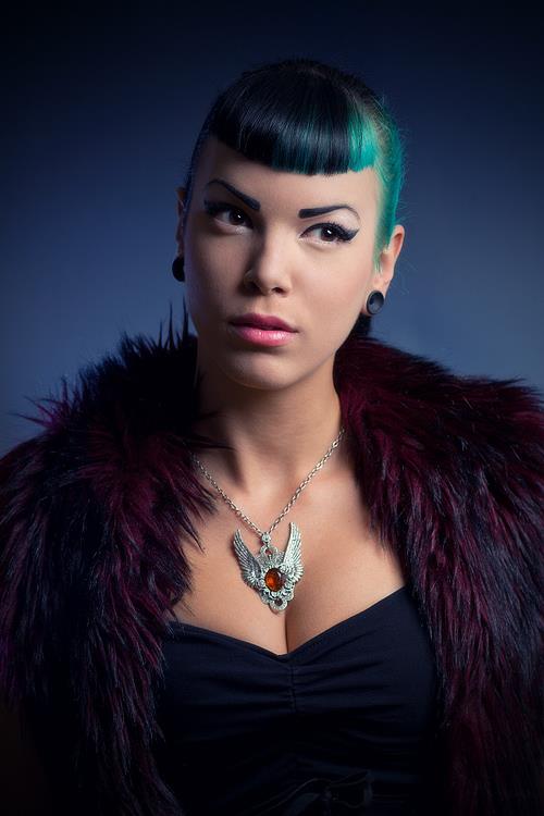 Female model photo shoot of Nocturne Jewelry and Miss Kamikaze in Croatia