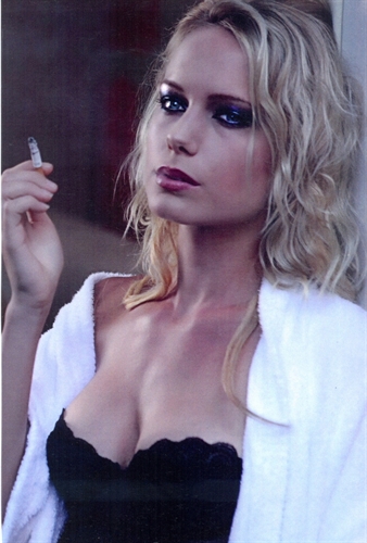 Female model photo shoot of MALIN LINNEA PETTERSSON