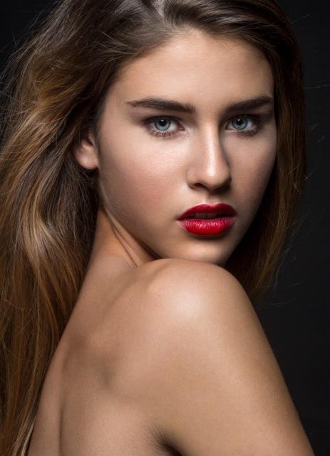 Female model photo shoot of Face Splash Makeup in Brooklyn, NY
