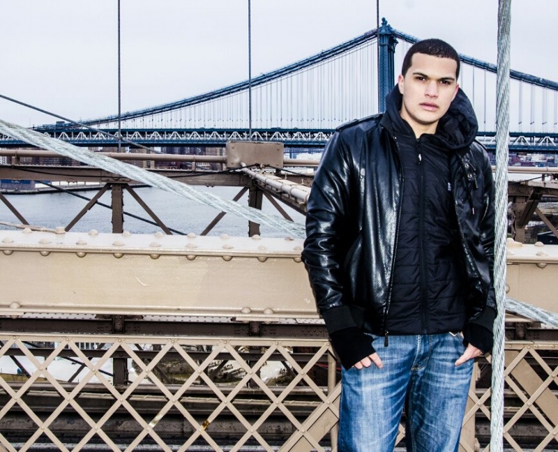 Male model photo shoot of Chris Heart in Brooklyn Bridge