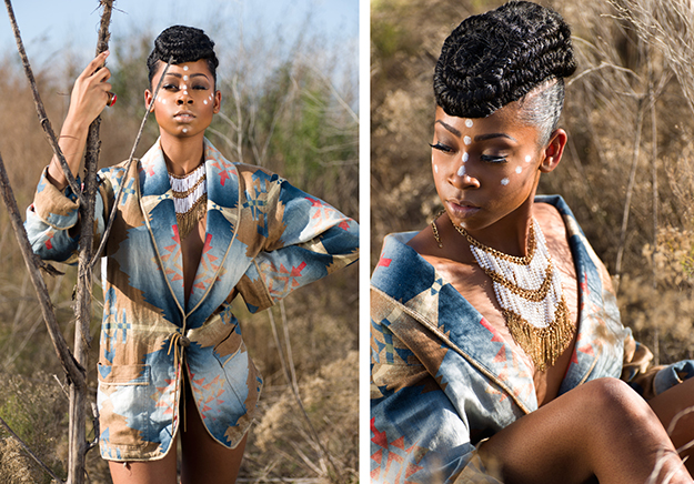Female model photo shoot of Sherryl Lopez and Vania L, wardrobe styled by Yanick Victor, makeup by Shalietha Ross 