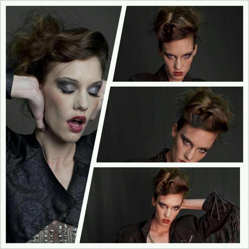 Female model photo shoot of HairMogulME