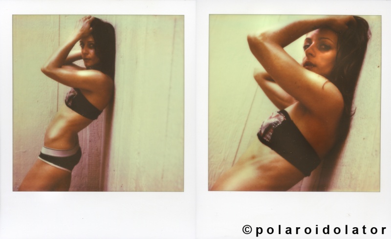 Male and Female model photo shoot of polaroidolator and Britni Farand in Austin, TX