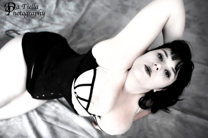 Female model photo shoot of underbust by DaTiella Photography