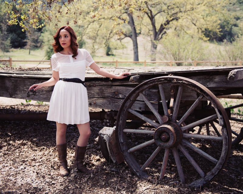 Female model photo shoot of Jessica Prell in Paramount Ranch