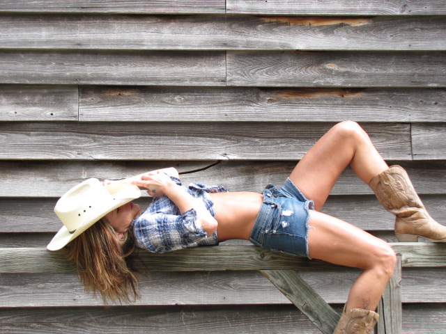 Female model photo shoot of Country Sweet