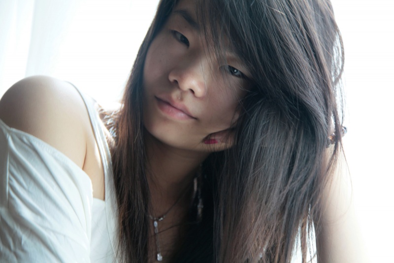 Female model photo shoot of jenilee hu in dubai