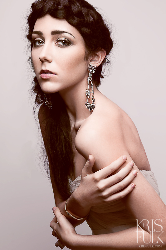 Female model photo shoot of Sarah Stafford Artistry