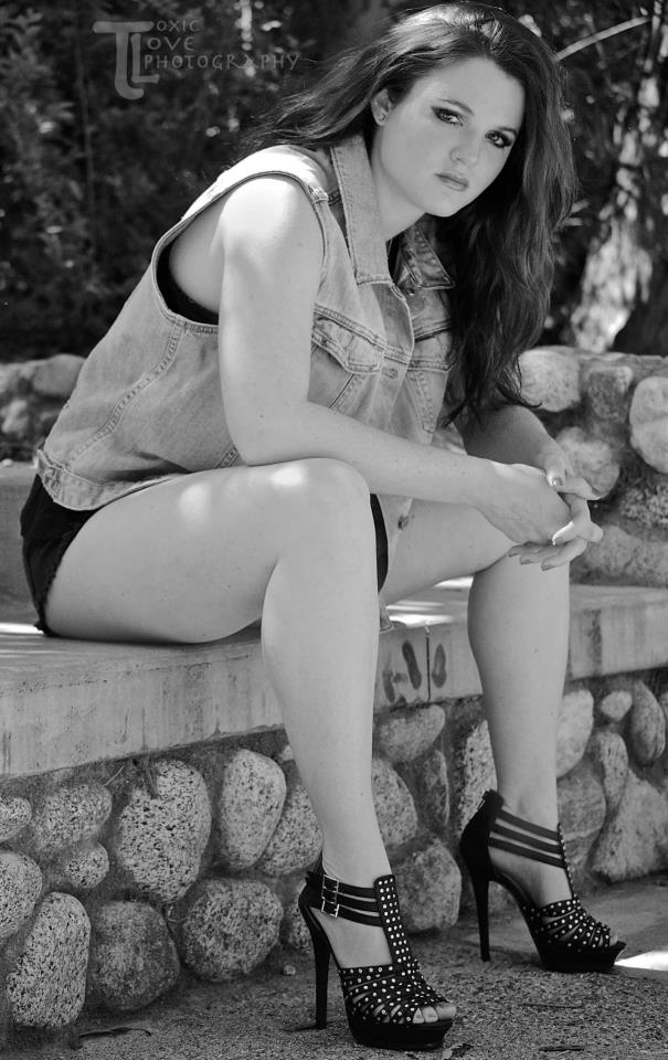Female model photo shoot of Kimily Trehern in LA River