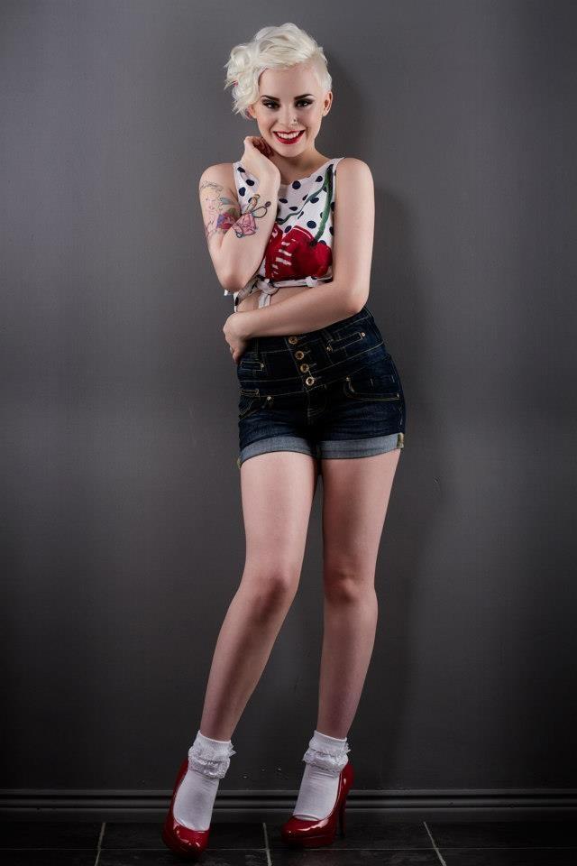 Female model photo shoot of ladyqueenobscene, hair styled by leanne crossan mua
