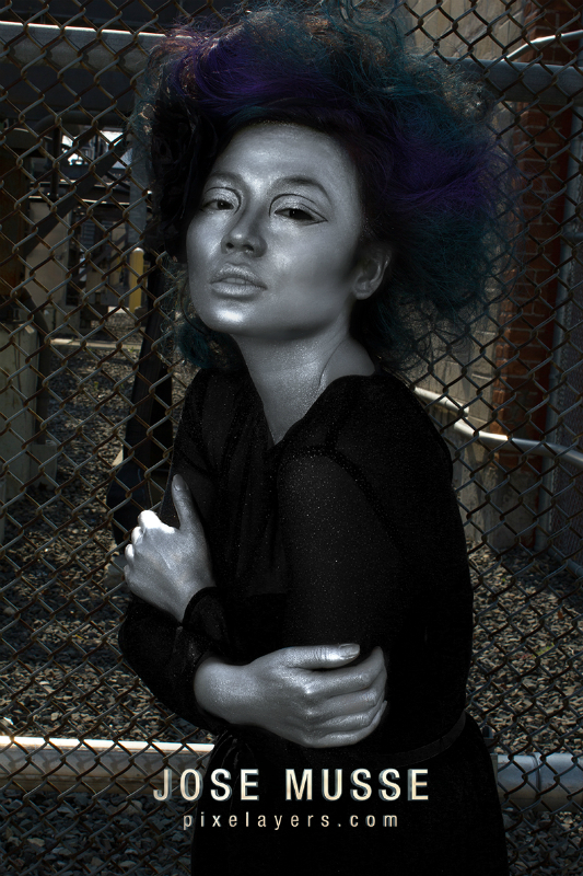 0 and Female model photo shoot of D Barreau MUA and Miss Lise by jmusse, hair styled by Marialouisa
