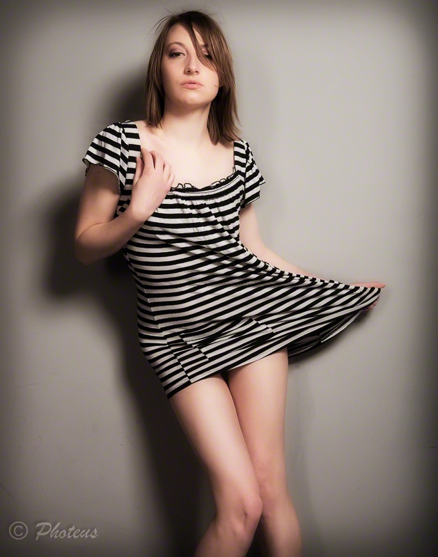Female model photo shoot of Julia87 by Photeus Photography in Union 206 studio, Alexandria VA