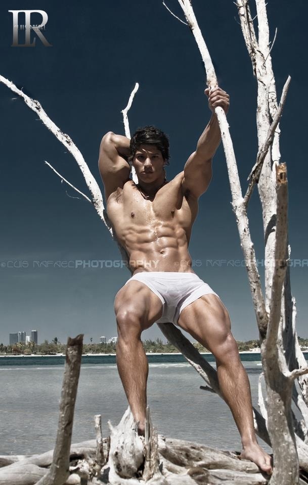 Male model photo shoot of Luis Ramon Betances  in Miami florida south beach