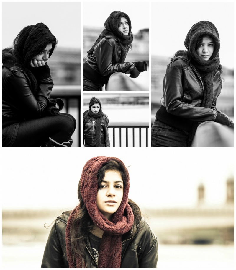 Female model photo shoot of Sarah Husain in London Bridge Pier
