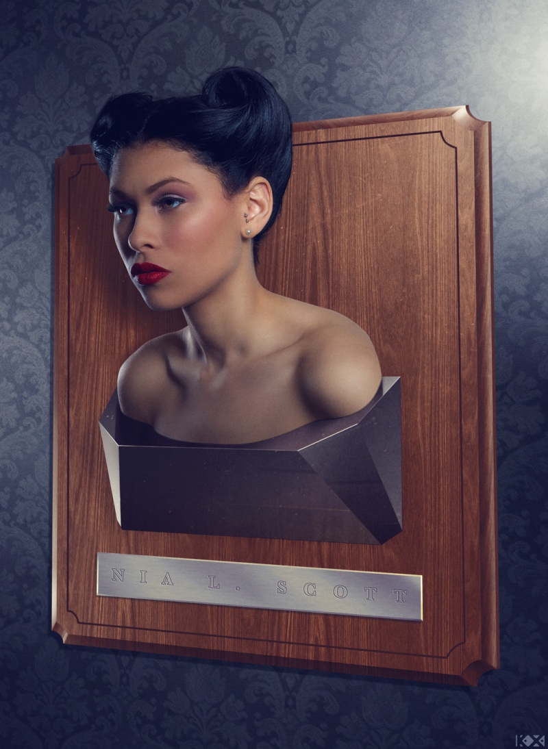 Female model photo shoot of Nia Bellona by Ka Xiong, makeup by Taryn Scalise