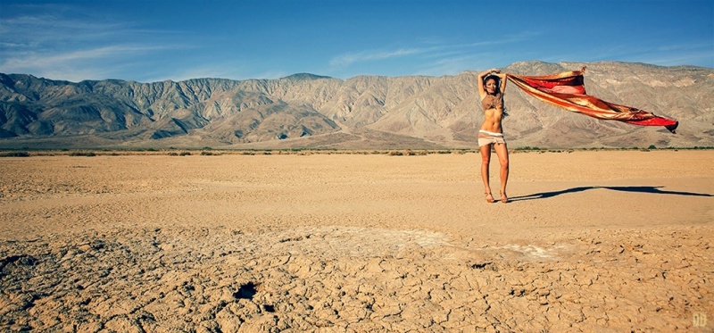 Female model photo shoot of Kimberry Nguyen by dd photography in Anza-Borrego Desert