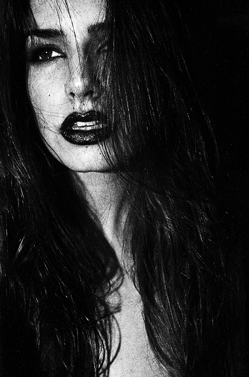 Female model photo shoot of Eleae Mischievous-Noir