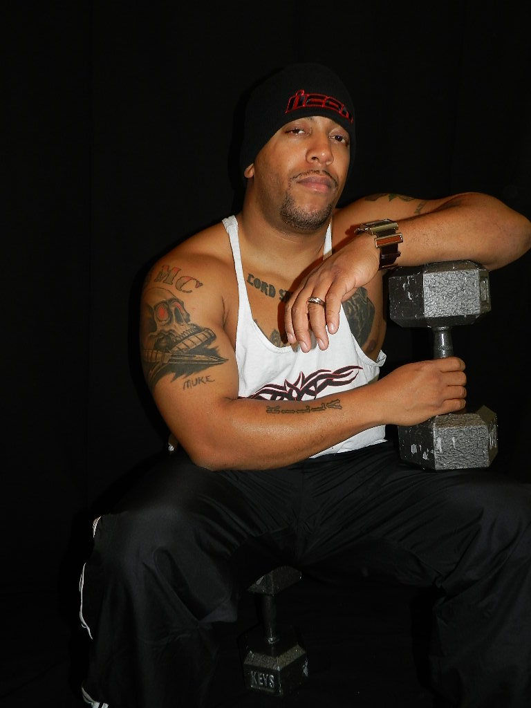 Male model photo shoot of Mars Black in Rock House Gym