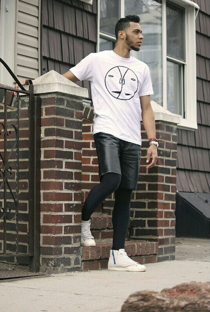 Male model photo shoot of ArielUA in Williamsburg, Brooklyn.