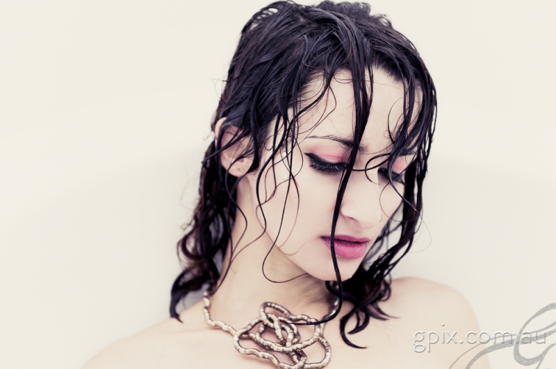 Female model photo shoot of fluRo-piXie by Gpix