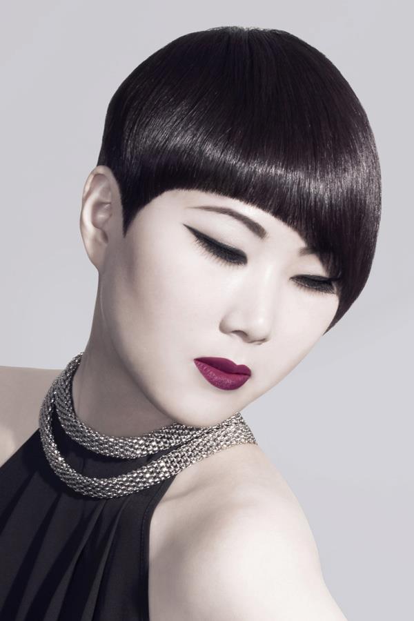 Female model photo shoot of Maki Mak, makeup by Sandy Leung