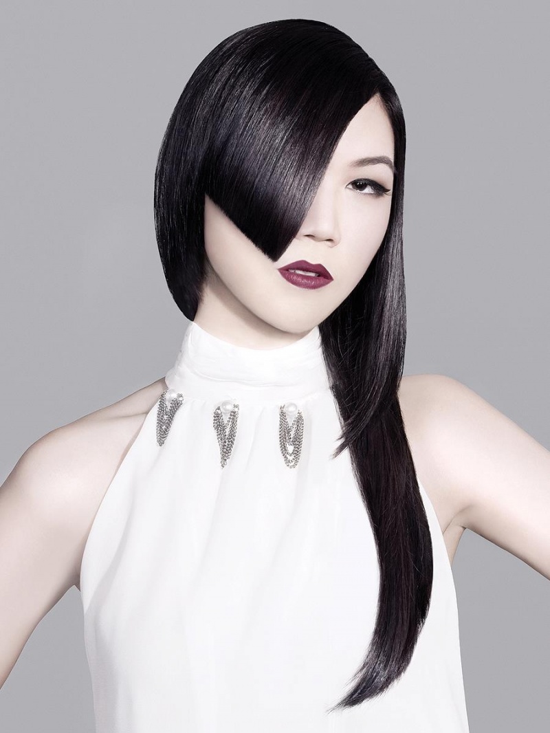 Female model photo shoot of Maki Mak and Iris Gwen, makeup by Sandy Leung