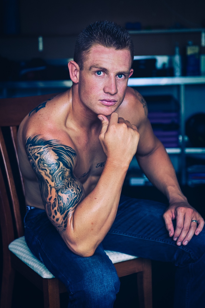 Male model photo shoot of Shane Hodgins by Holly P Photography in Motiv8 Fitness