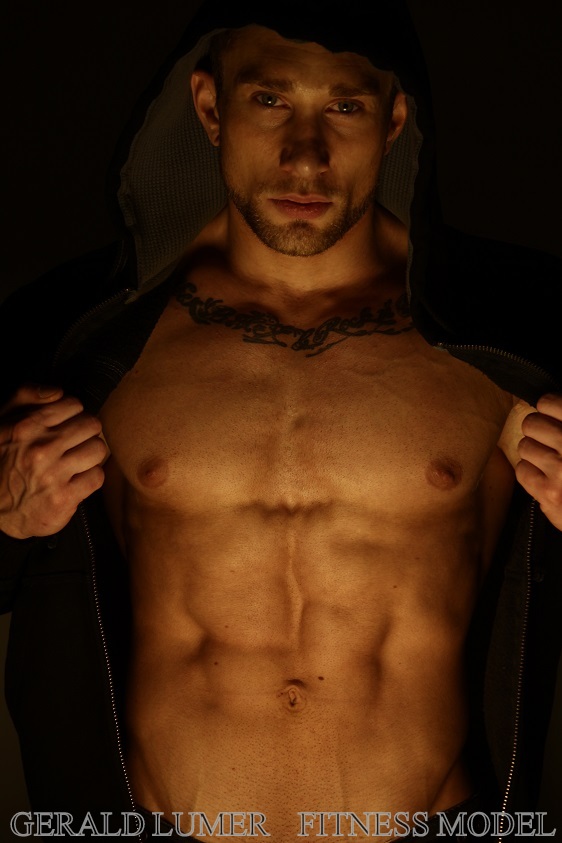 Male model photo shoot of G Fitness Model