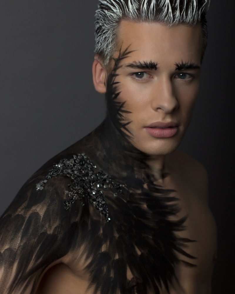 Male model photo shoot of Jobe Potter, hair styled by Michael Sz, makeup by Jaysam Barbosa