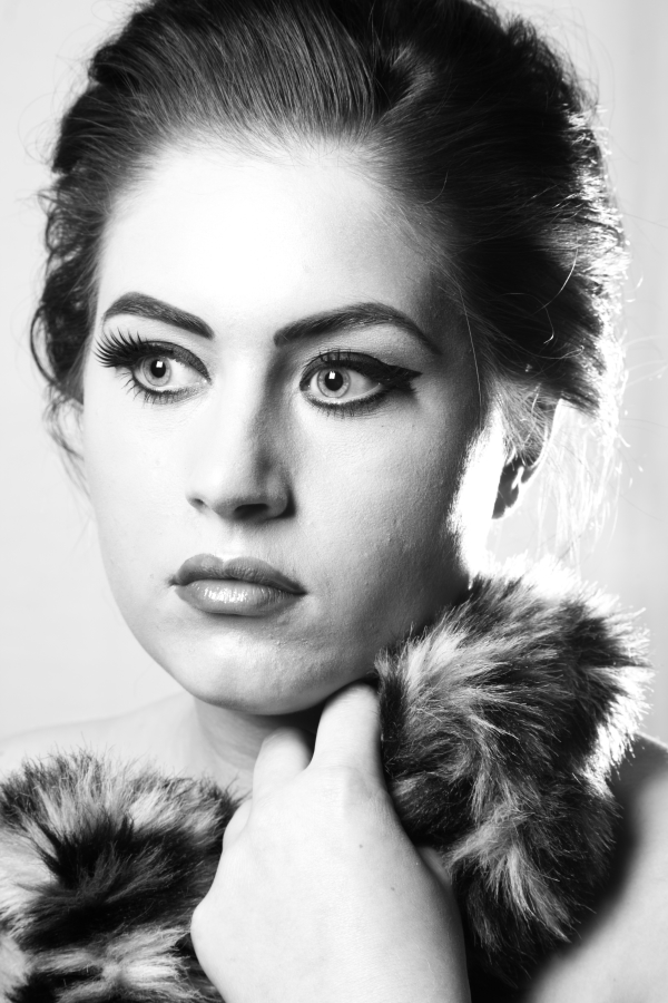 Female model photo shoot of FlorenceFalcus_Makeup