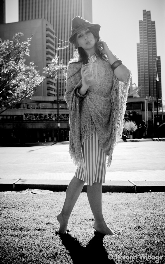 Female model photo shoot of Stephanie Bee, wardrobe styled by Nirvana Vintage