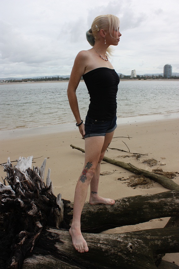 Female model photo shoot of Lilmiss_Crystal in Gold Coast Qld
