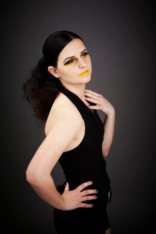Female model photo shoot of Justynas Makeup
