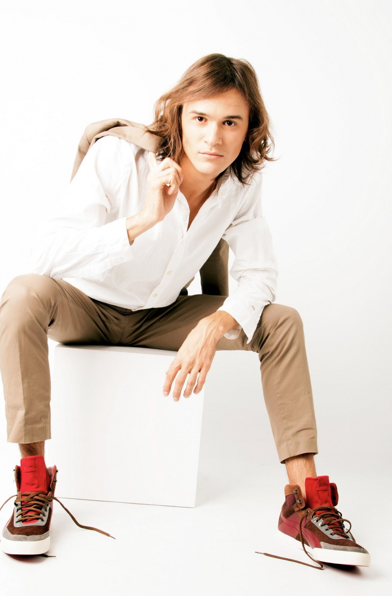 Male model photo shoot of VladyslavKo in Milan