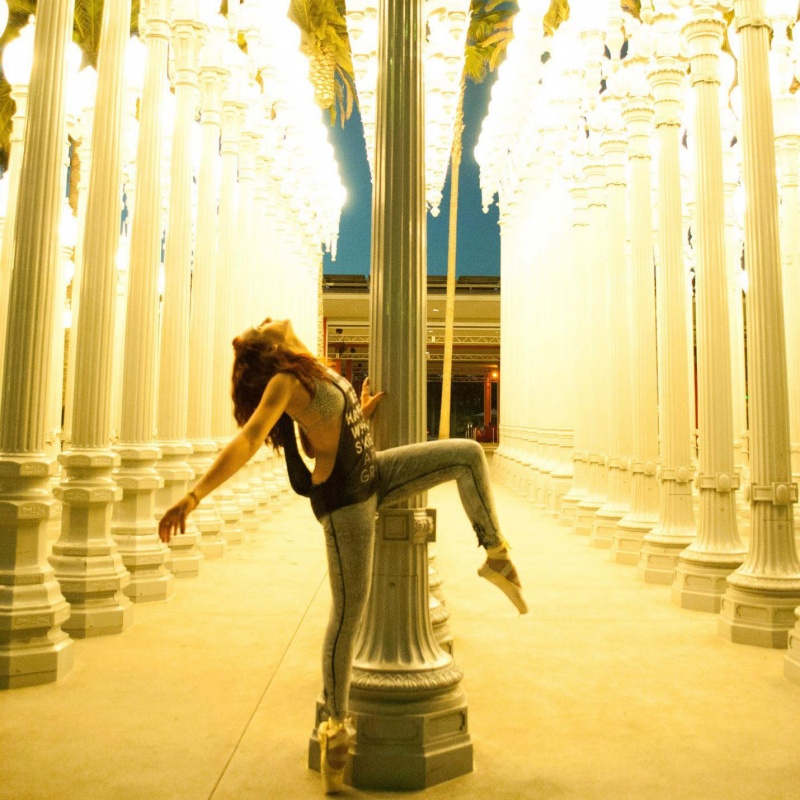 Female model photo shoot of Tia Mak in LACMA, Los Angeles, CA