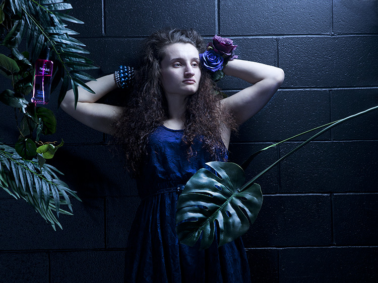 Female model photo shoot of AutumnArtist in RIT Studio