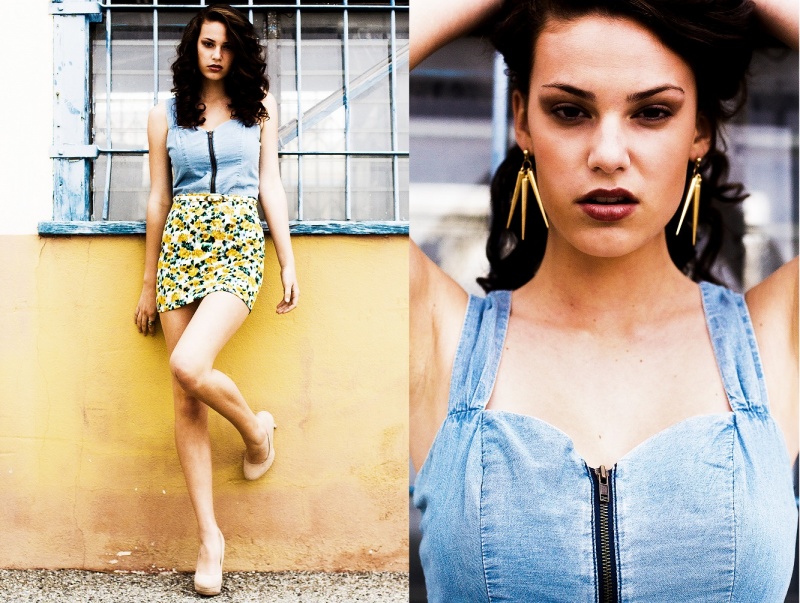 Female model photo shoot of HaleyG-Wardrobe Stylist