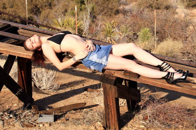 Female model photo shoot of Faiths Page in Joshua Tree Natinal Park