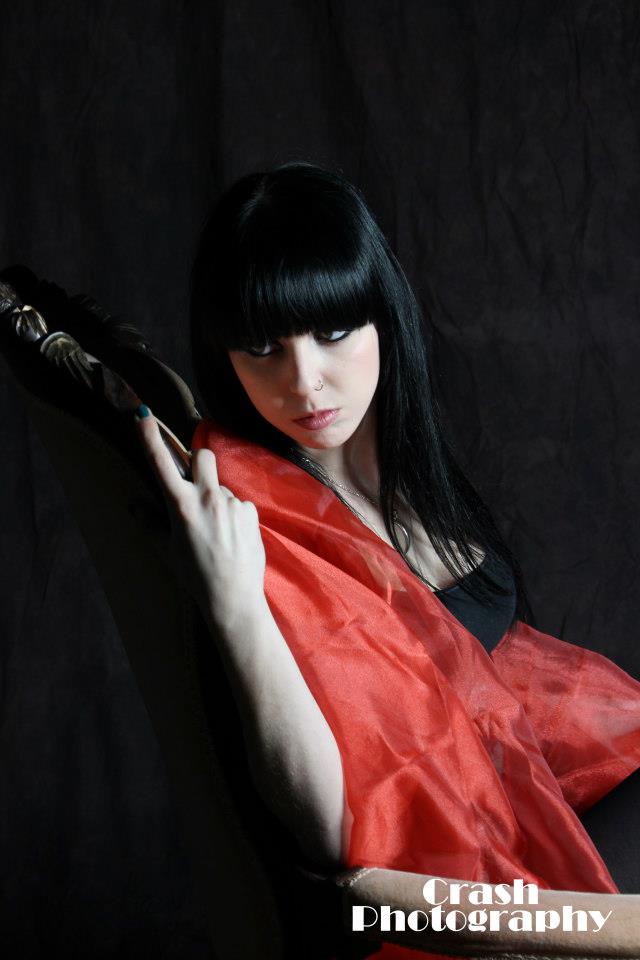 Female model photo shoot of Blak Lotus