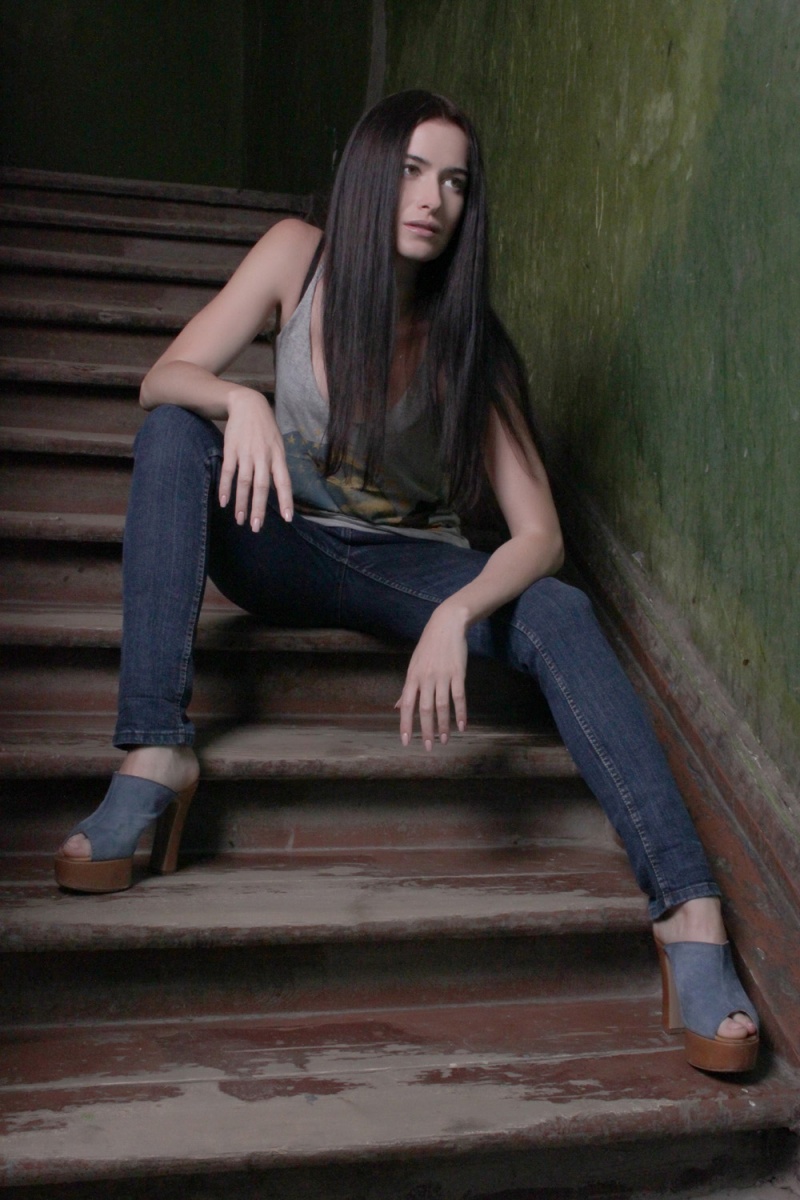 Female model photo shoot of Tanya Rodina in Paris