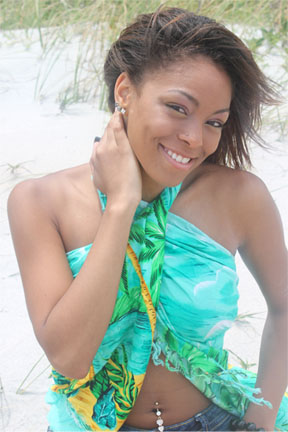 Female model photo shoot of A-Vision in palm beach