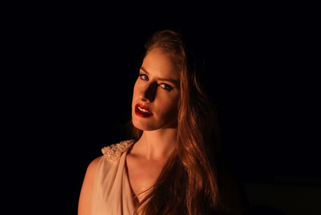 Female model photo shoot of Christina Alisa, makeup by florahtheartist