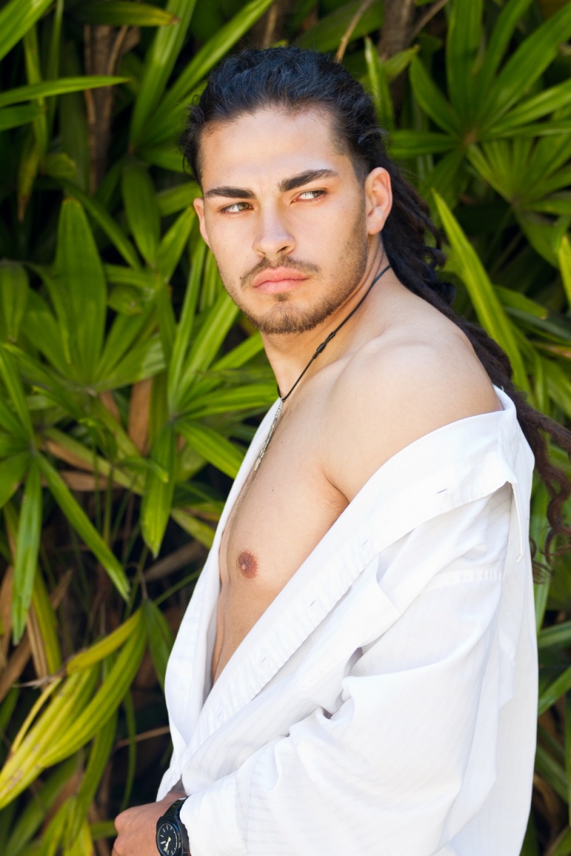 Male model photo shoot of Frederick Murillo in Balboa Park San Diego CA