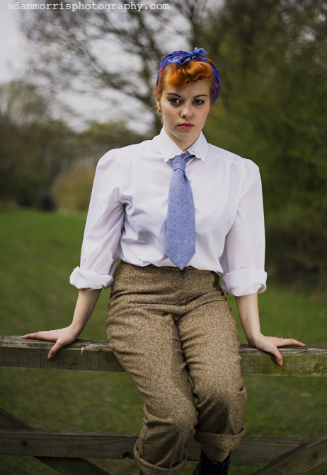 Female model photo shoot of Nellie Jo in quorn and woodhouse