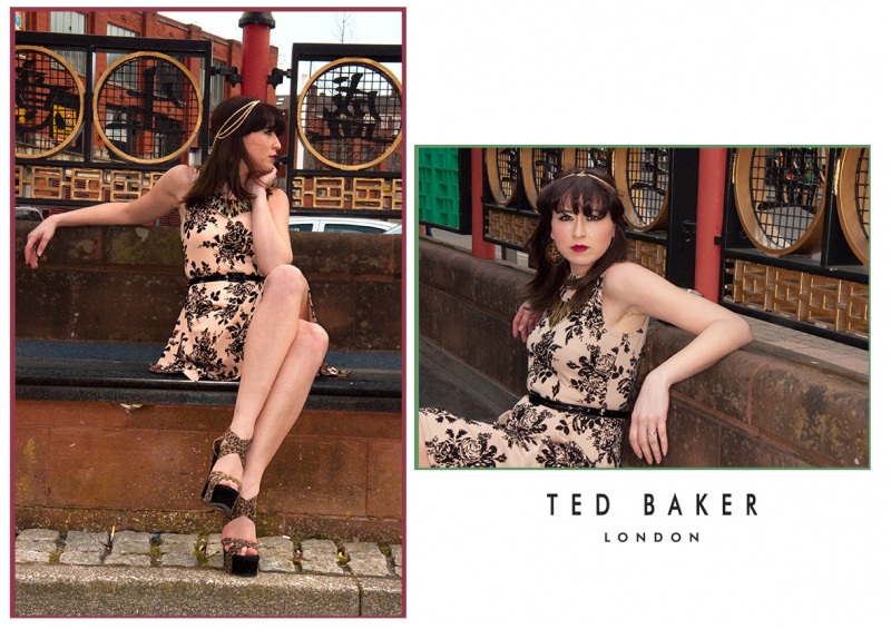 Female model photo shoot of Becci Drake  in Liverpools Chinatown, makeup by ZaraAbraham