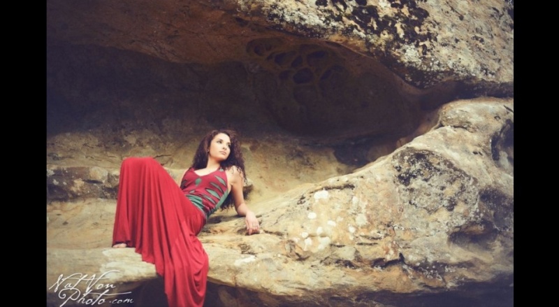 Female model photo shoot of Kathryn Gonzales in Eagle Rock, Boulder Creek, California