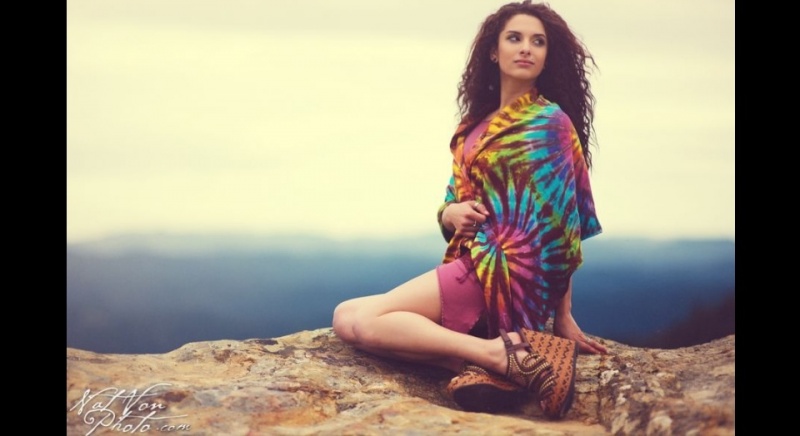 Female model photo shoot of Kathryn Gonzales in Eagle Rock,Boulder Creek, California