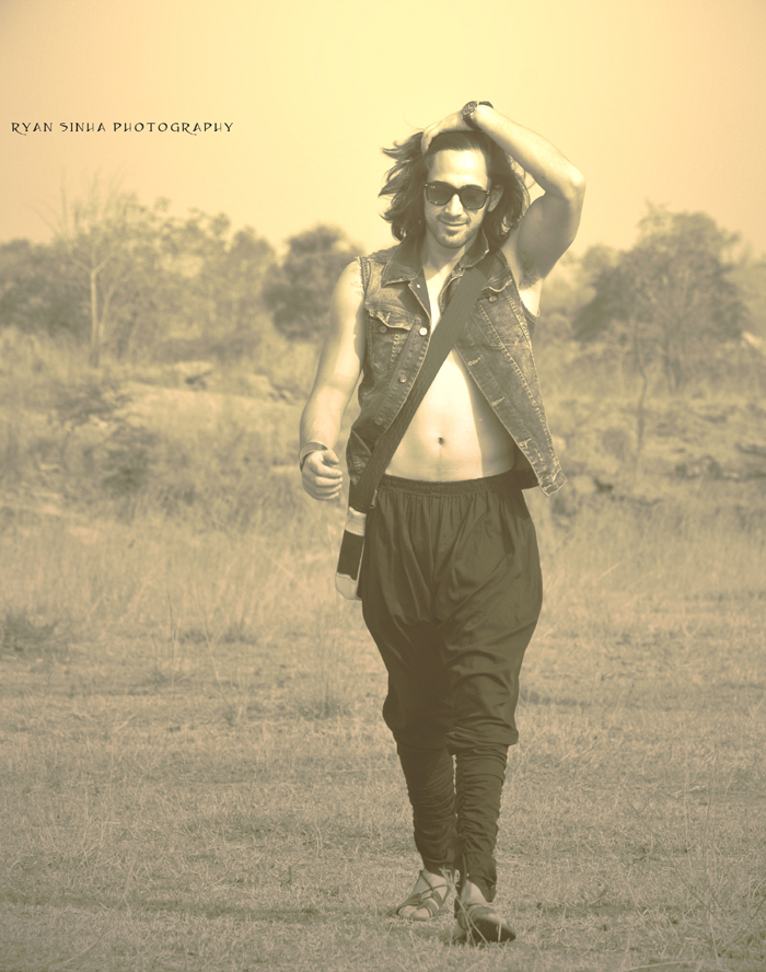 Male model photo shoot of Ryan Sinha in bangalore