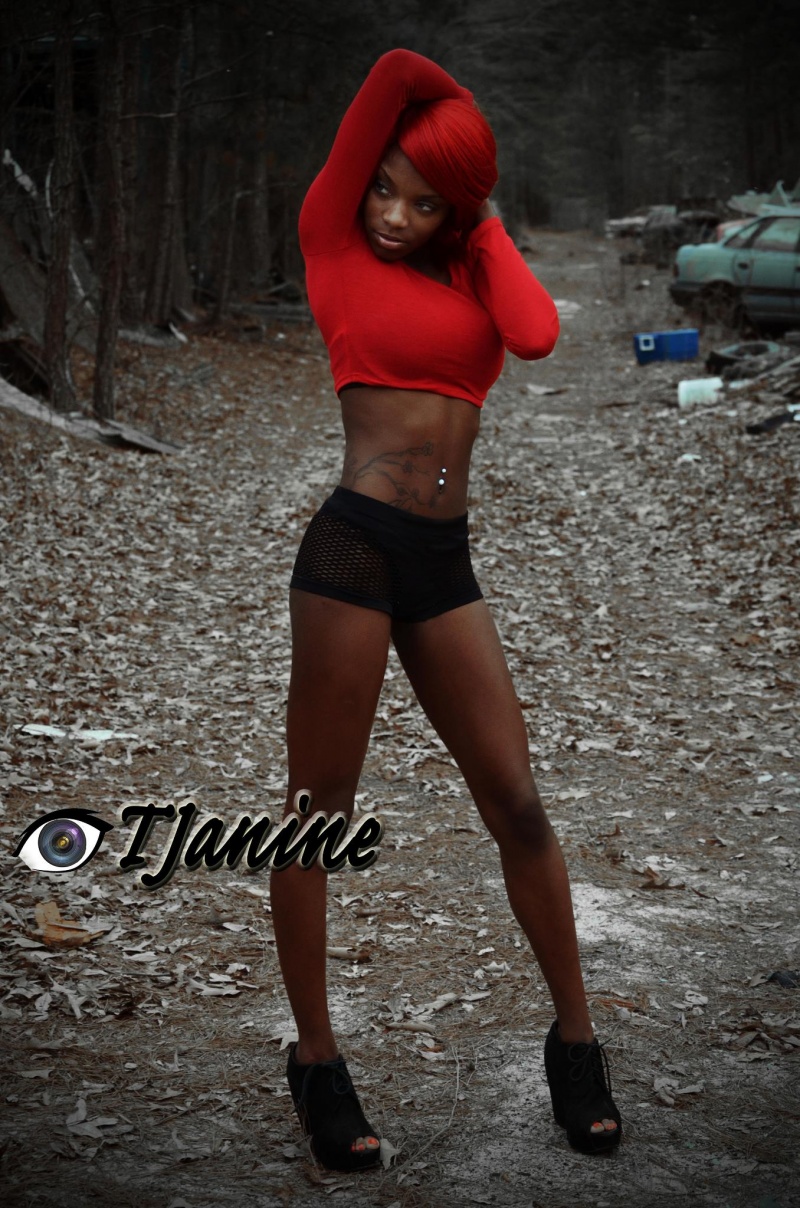 Female model photo shoot of T Janine Photography