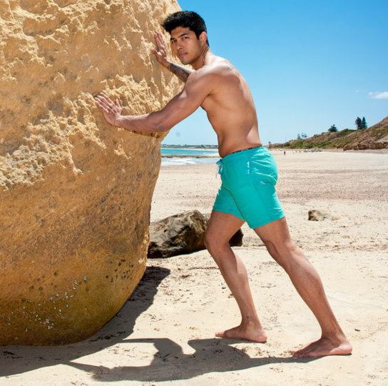 Male model photo shoot of Neugene Hankinson in Beach